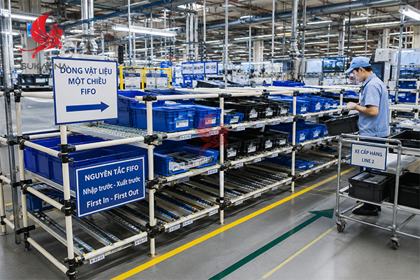 FIFO trong sản xuất là gì – dòng vật liệu vào trước xuất trước tại nhà máy FIFO trong sản xuất là gì 1.jpg (335 KB)
